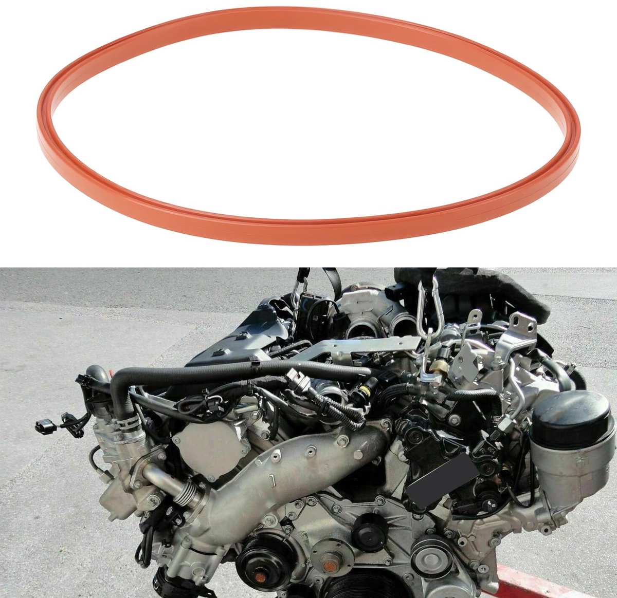 Vacuum Pomp Reparatie Seal 6422300065 voor Mercedes OM642 3.0L - Hoogwaardige Rubber Seal