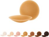 BOOBEES Silicone Nipple Covers - Size S - 8cm - Caramel