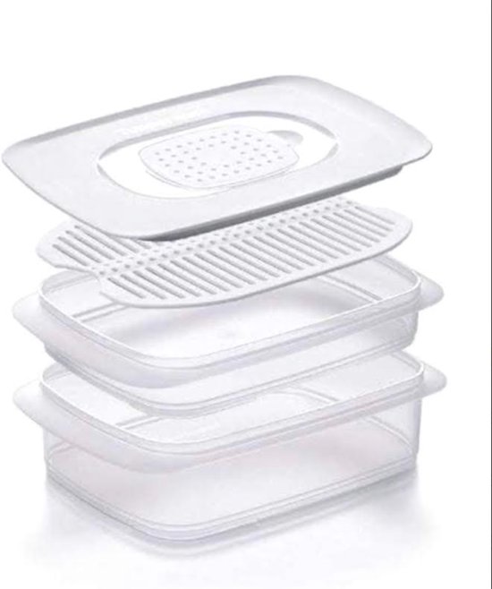 Boîtes à viande Tupperware ( boîtes empilables )