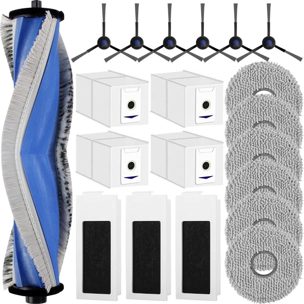 20-delige accessoirekit Geschikt voor de ECOVACS DEEBOT T30 PRO Omni robotstofzuiger