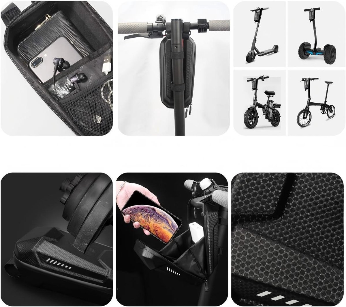 Scooter Stuurtas Waterdicht 2L – EVA Harde Schaal Stuurtas – Opbergtas voor E-Step, Elektrische Step en Fiets – Voor Telefoon, Sleutels en Accessoires – Universele Stuurtas voor Scooter, E-Bike en Vouwfiets – foto 7