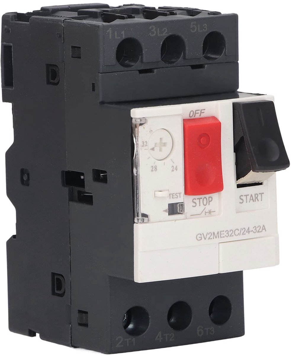 Smoakez - Motorbeveiligingsschakelaar - Overload Bescherming - 32A - AC 690V - Veiligheidsvoorziening - Betrouwbare stroomonderbreking - Geschikt v...