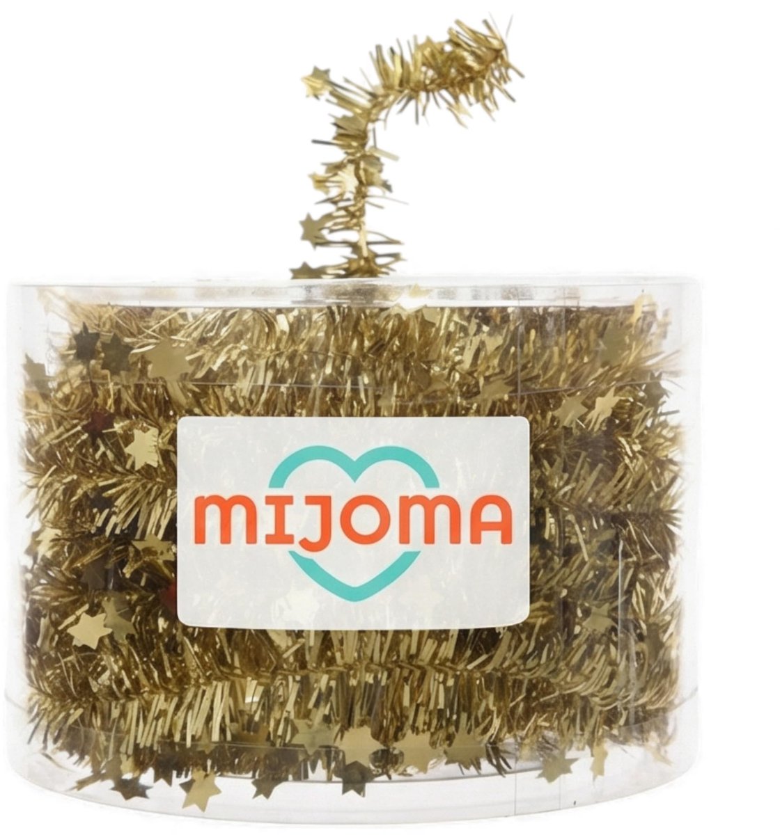 Livia home - Kerstdecoratie - Lametta String Garland - Sprankelende Sterren - 7m - Feestelijke Versiering - Kerstmis - Decoratief - Meerdere Kleuren