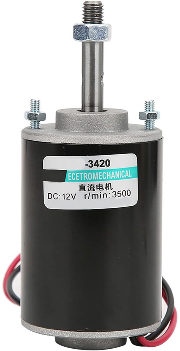 Smoakez - Mini DC Motor - Hoge Snelheid - Laag Geluid - 12V - 3500RPM - Hoogwaardige Motor - Geschikt voor DIY - Compacte Motor