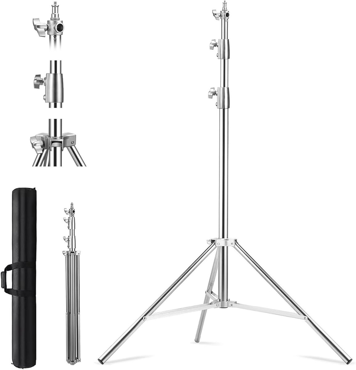 Duurzame Statief met Tas voor Studioverlichting en Reflectoren voor Fotografie