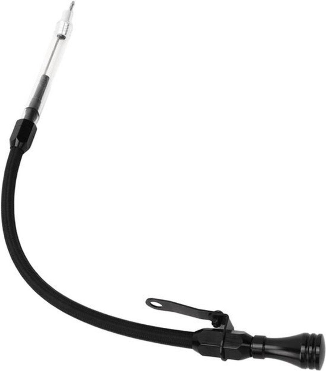 Flexibele oliepeilstok voor LSX LS1 LS2 LS6 4.8L 5.7L 6.0L 6.2L Zwart - RVS