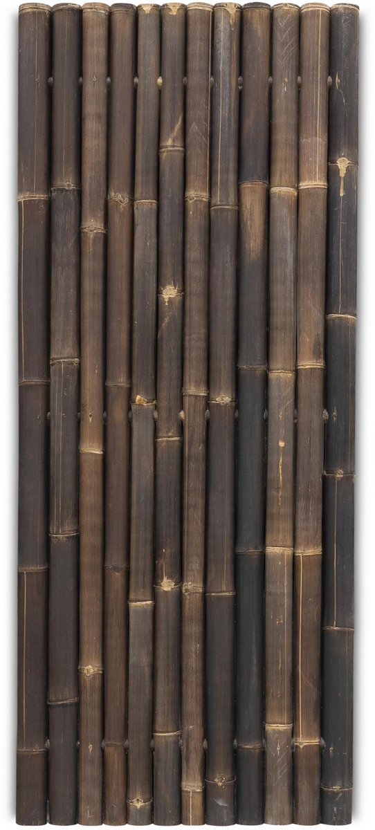 Bamboe schutting - 90 x 220 cm - Donker - Eviro Bamboe