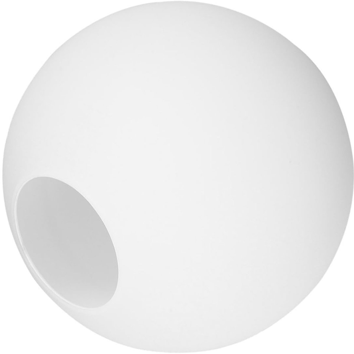 Dailygoods - Vervangende Lampenkap - Frosted Glas - Modern Design - Wit - Voor Hanglamp en Wandlamp - Perfect voor Woonkamer en Eetkamer