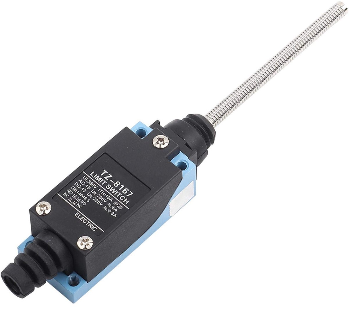 Dailygoods - Micro Switch - Waterdicht - Dubbele Loops met Auto Reset - 6A 250V - Betrouwbaar - Geschikt voor diverse toepassingen - Compact formaat -