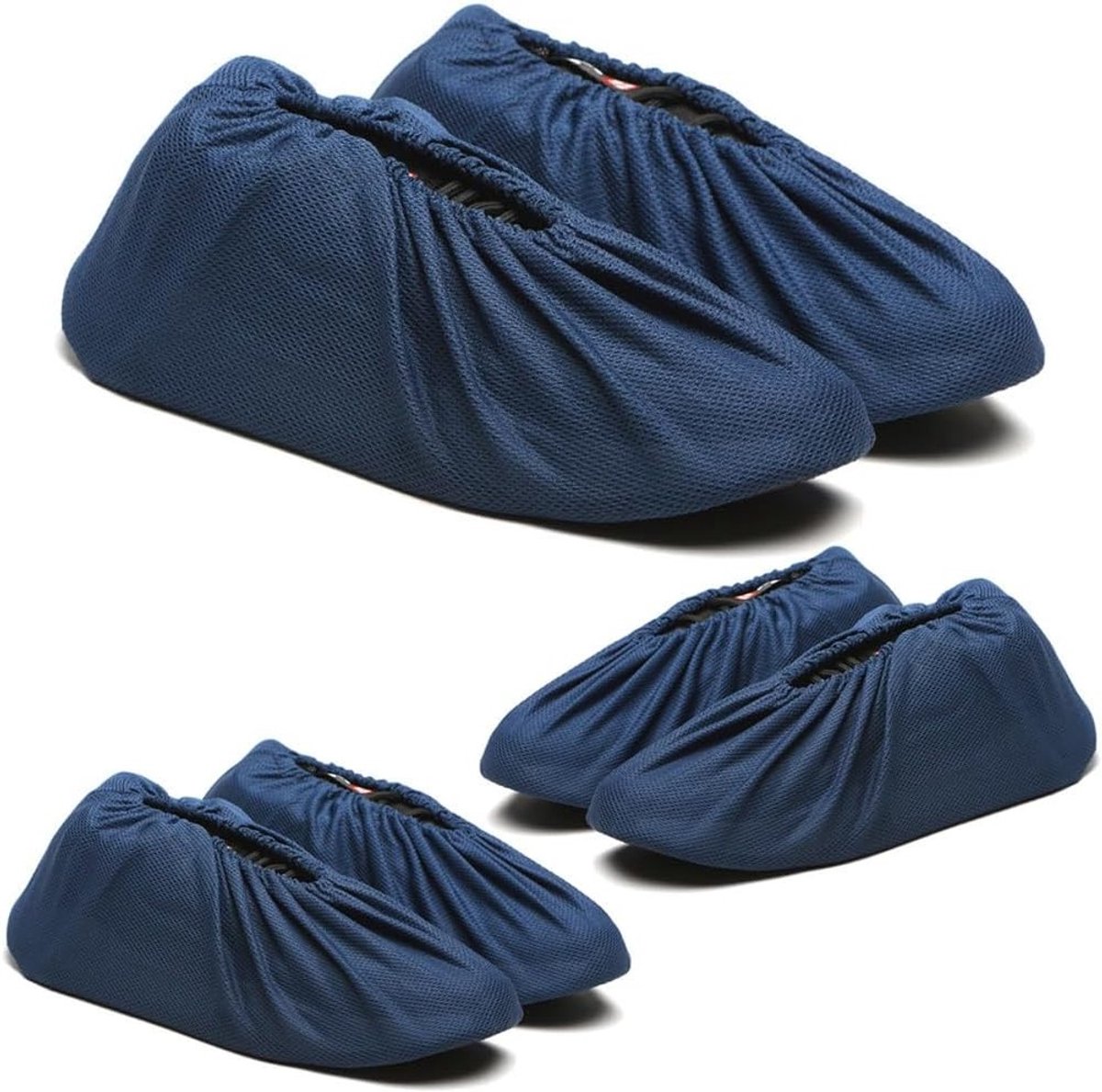 Herbruikbare en wasbare schoenhoezen, antislip en ademend, bescherming tegen stof - 3 paar