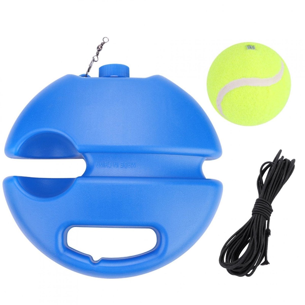 Elzusha - Tennisbal Trainer - Zelfstudie Training Tool - Compact formaat - Rebound Ball - Ideaal voor Tennis Enthousiastelingen - Geschikt voor Thu...