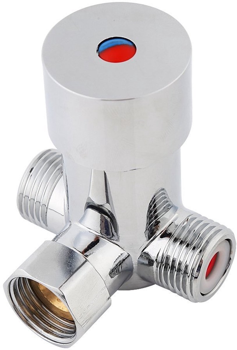 Dailygoods - G1/2 water tap valve - mengventiel - robuust - messing - automatisch sensor kraan - ideaal voor keuken en badkamer - 0.5 inch aansluiting