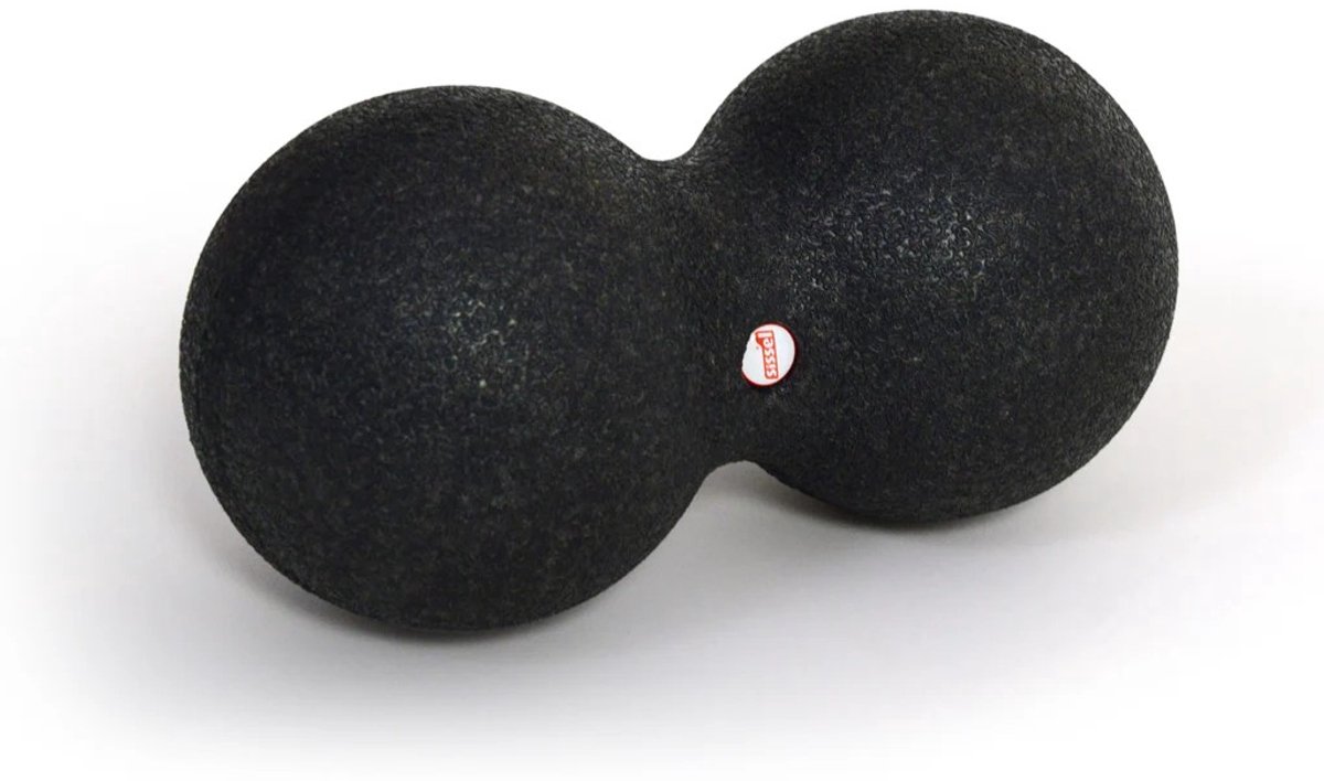 Sissel myofascia double ball- 24 cm - Zwart