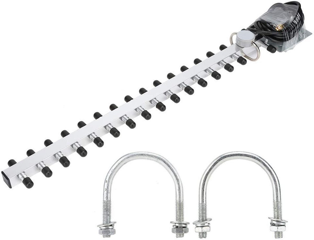 Jhubersproducts - Yagi Antenne - Draadloze Router - Hoge Gain 25dBi - 1.5m Lange Antenne - Directioneel Type - Voor Netwerkverbetering - Geschikt voor
