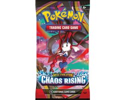 Pokemon TCG Mega Evolution Chaos Rising Booster – 10 kaarten per pakje