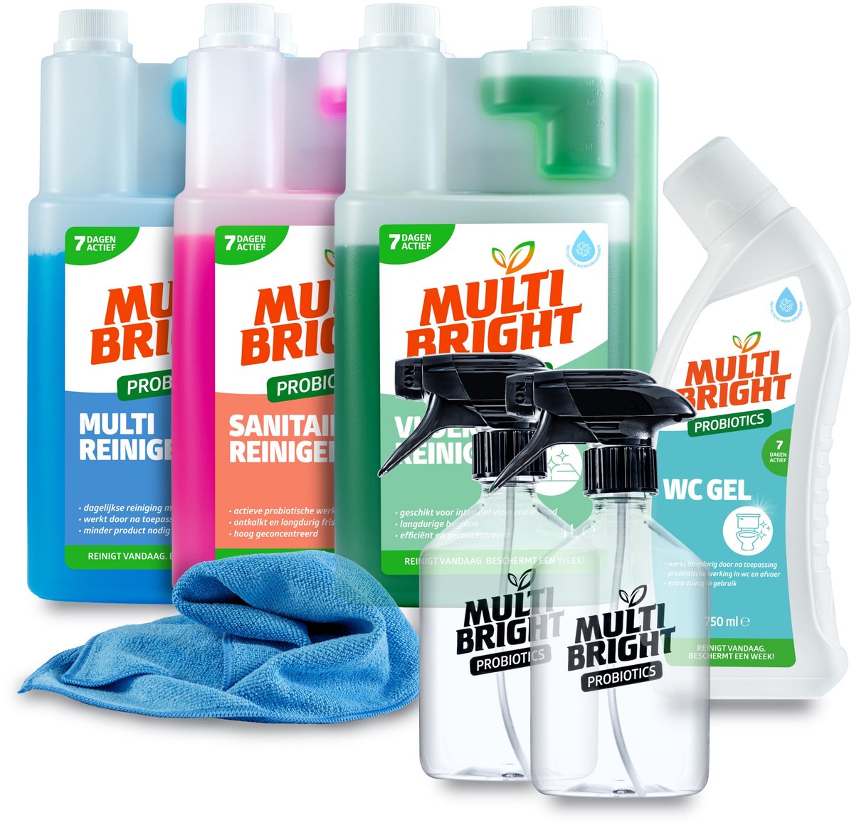 Multibright probiotische Zomerschoonmaak XXL Pakket 3 - 7-delige set - 7 stuks