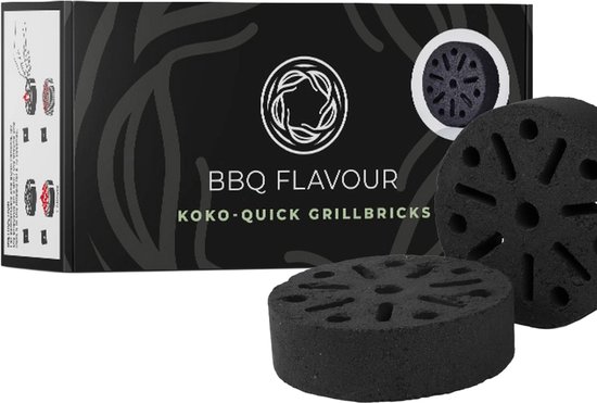 BBQ Flavour Koko Quick Grill Bricks - Briketten voor Shichirin
