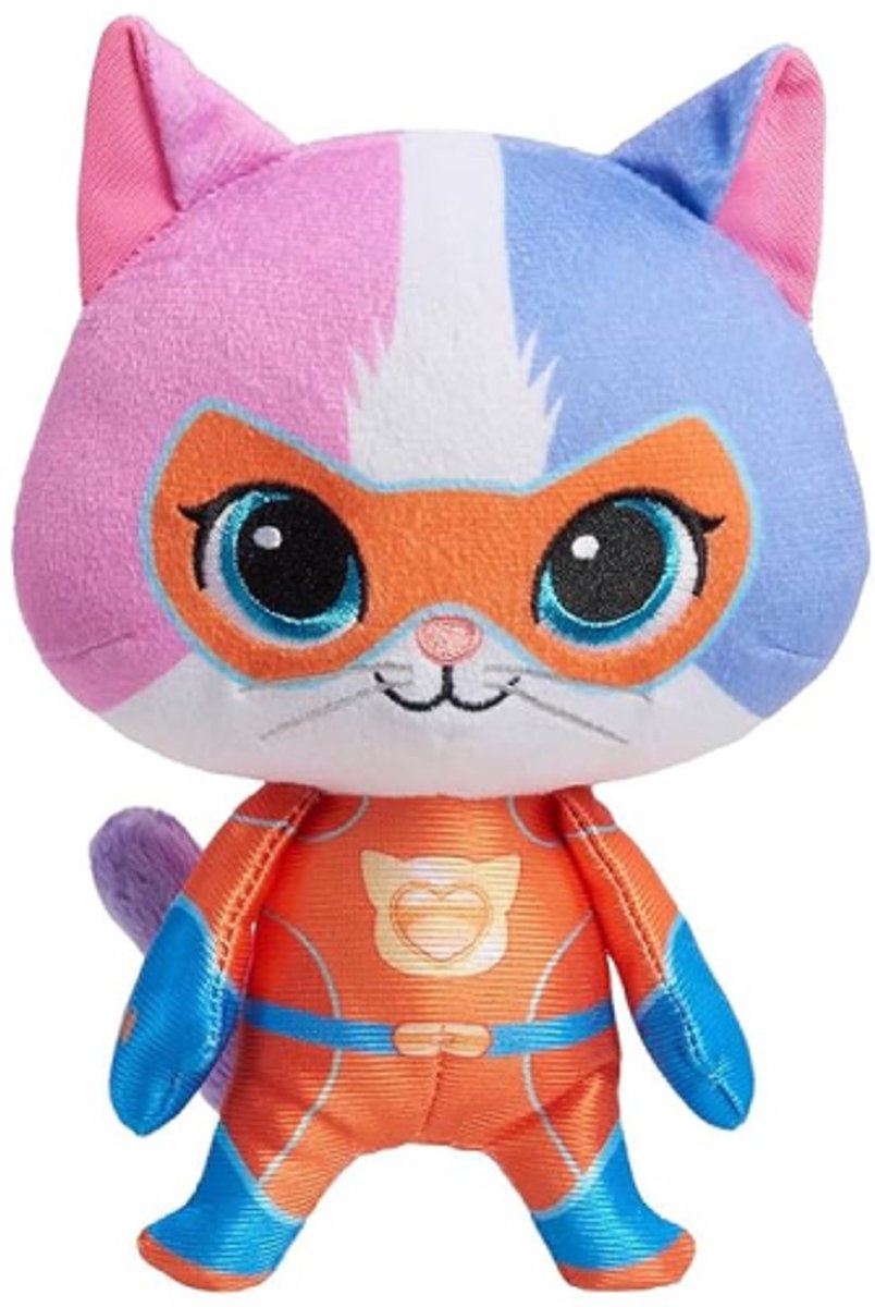 Buddy - Disney SuperKitties Pluche Knuffel 15 cm - Super Kitties Plush Toy - Speelgoed Knuffels voor Kinderen Jongens Meisjes
