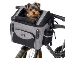 Jake and Jacky Hondenfietsmand - Fietsmand Hond Voorop - Hondenmand Fiets - Autostoel Hond - Kleine Hond max 8 kg - 39x28x34 cm