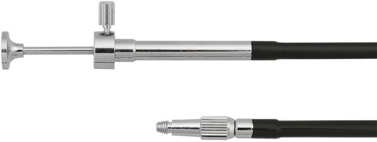 Draadtrigger Borgschroef - Camera Ontspanner - Precisie Fotografie - Vastzetting - 30 cm - Zwart