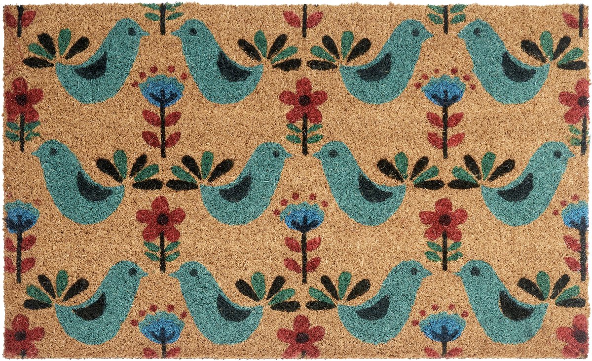 Beliani TANANA - Deurmat - Meerkleurig - 45 x 75 cm - Kokosvezel