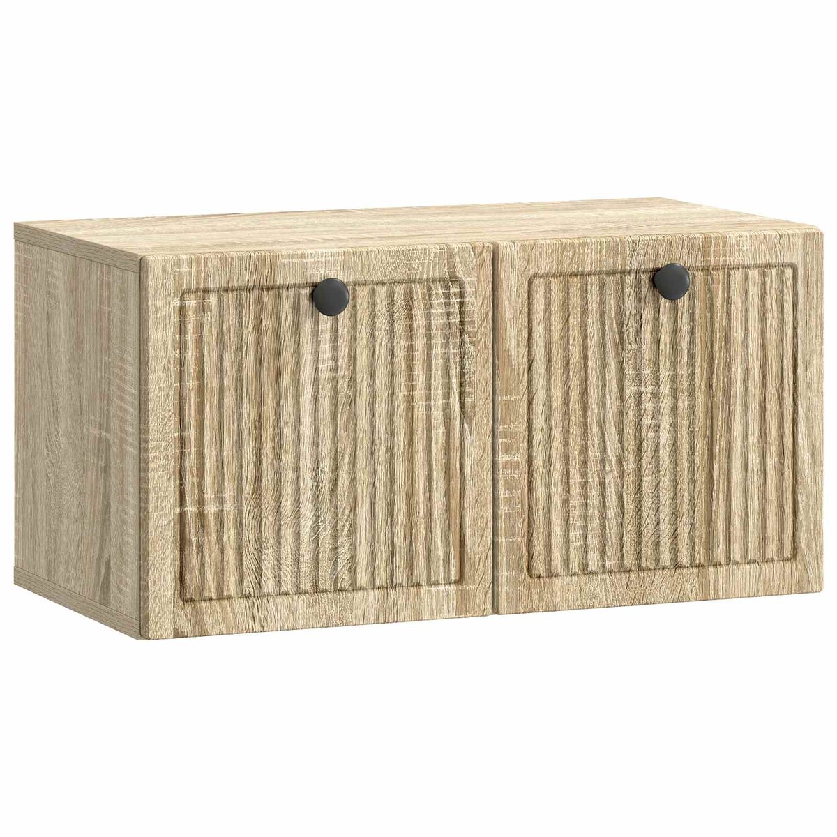 vidaXL - Wandmontage - TV-kast - Sonoma - Eiken - 59,5 - x - 31 - x - 30 - cm - Bewerkt - 