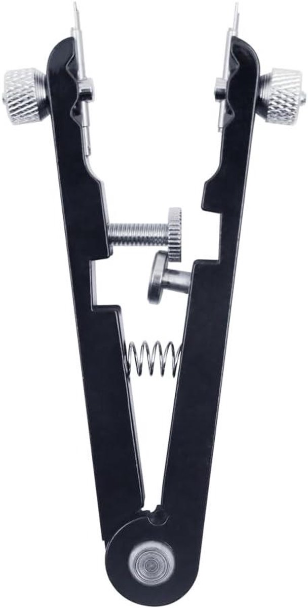 Horloge Band Gereedschap - Horloge Reparatie - Bandjes Verstellen - Verstelbare Vorken - 9.5cm Lengte - Zwart