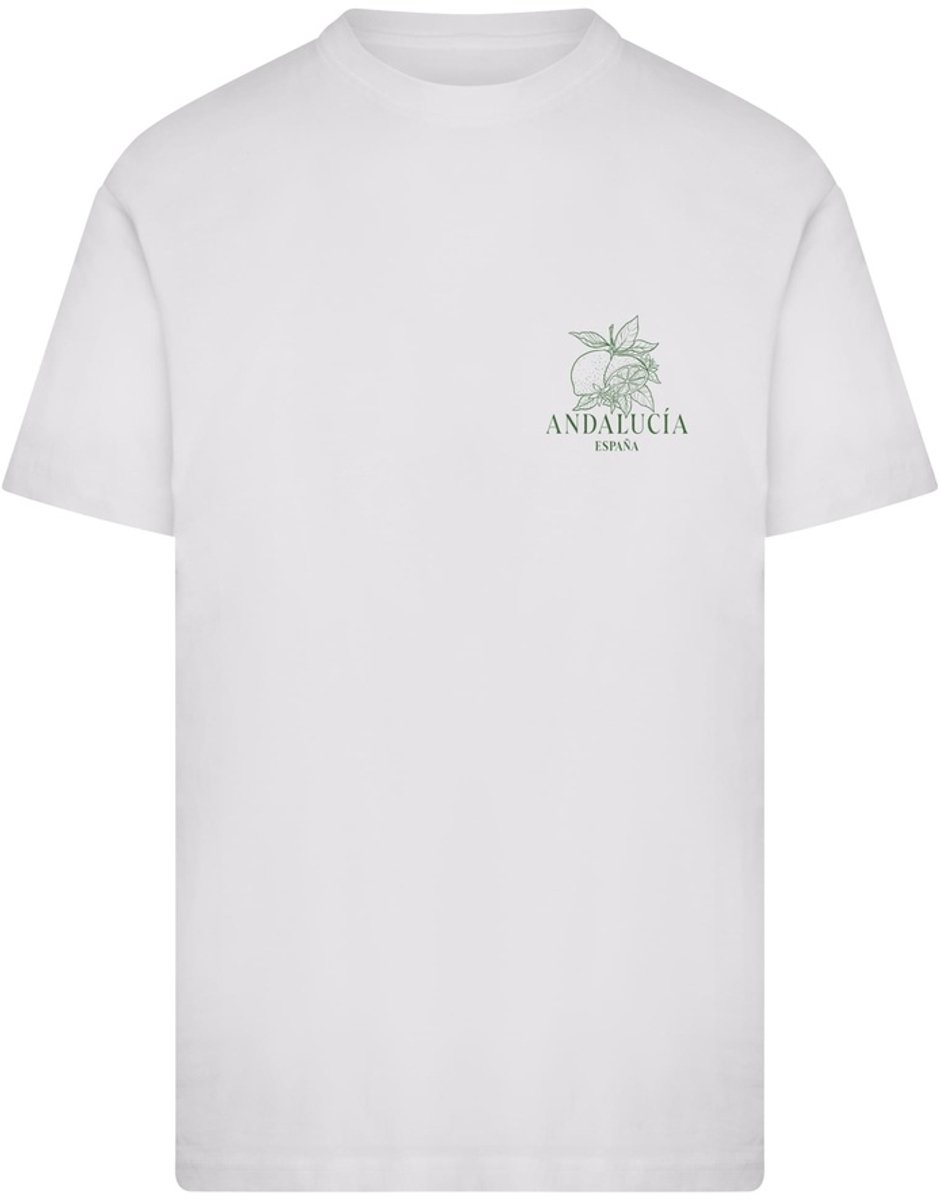 Mister Tee Andalucia Espana Limon Fresco Heren Tshirt 4XL Wit