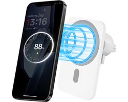 Nuvance Telefoonhouders Auto - Geschikt voor MagSafe - Telefoonhouder - Draadloze Oplader - Gsm Houder Auto