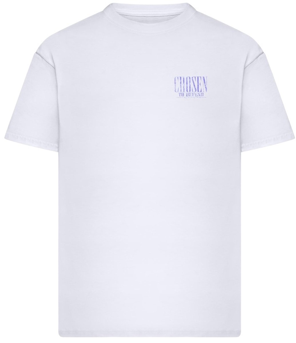 Mister Tee Chosen To Defend Oversize Heren Tshirt 3XL Wit