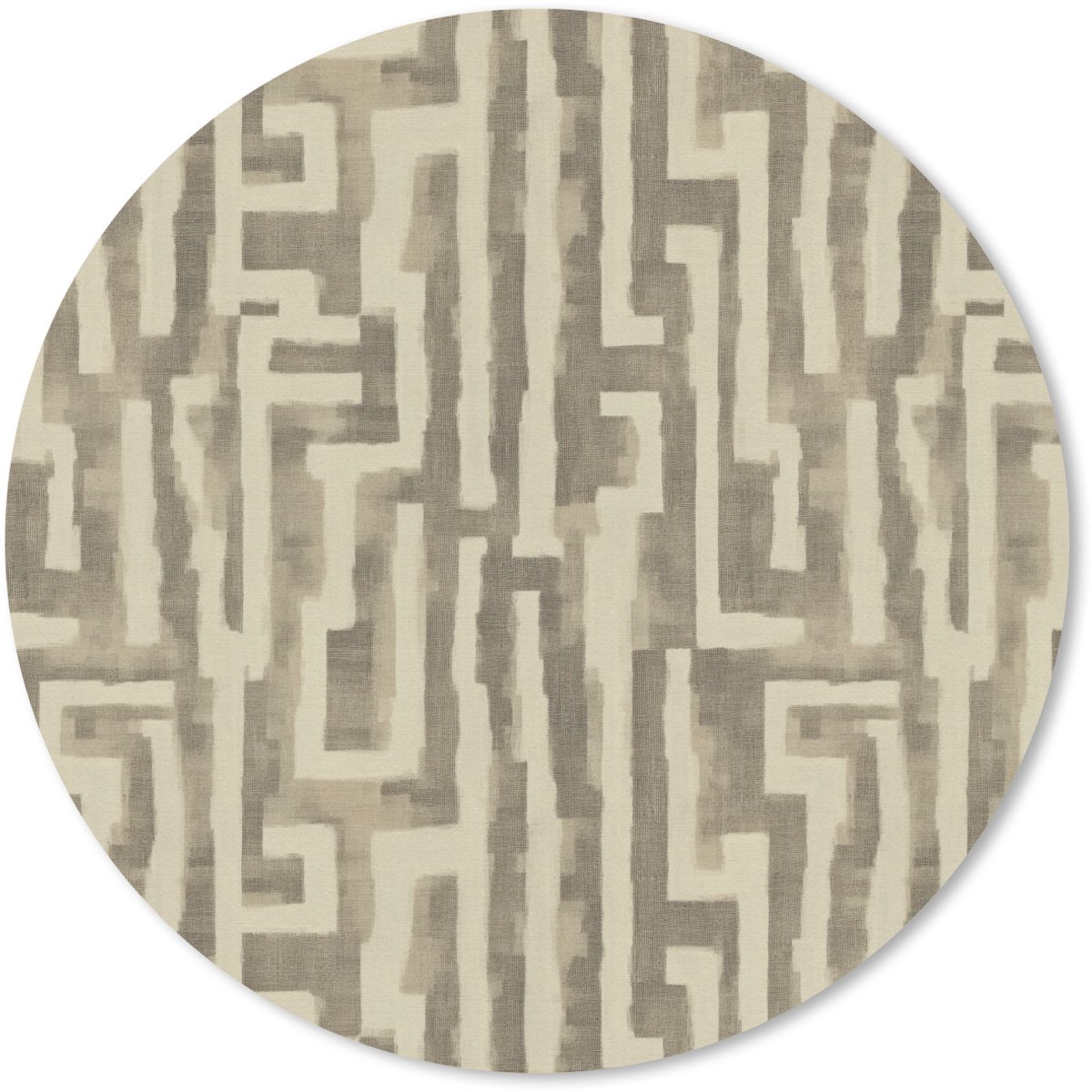 Muismat rond 30x30 cm - Mousepad Abstract - Geometrisch - Groen - Ronde muismatten