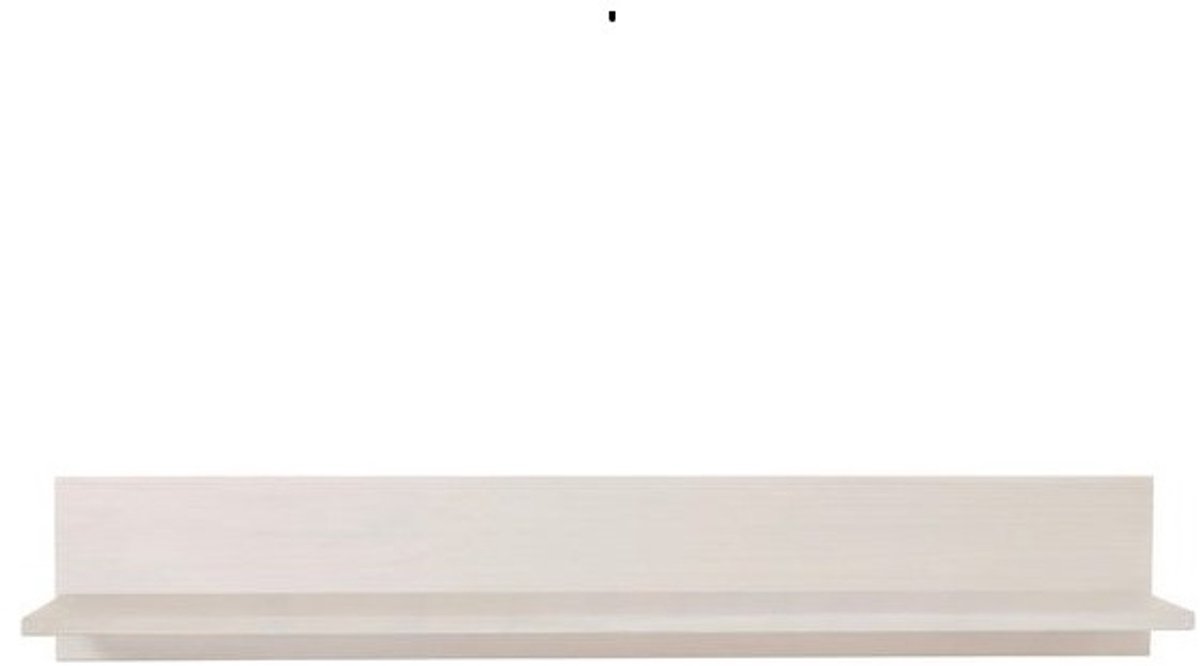 Mette- wandplank met poten - stijlvol en praktisch - Wit Grenen