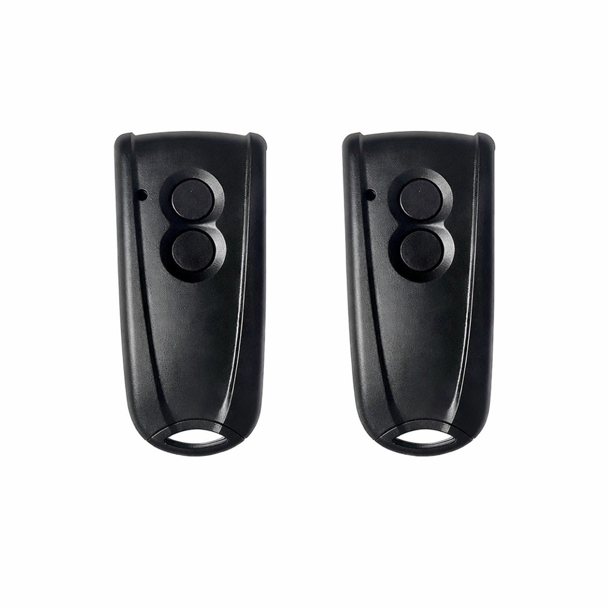 Handzender Geschikt voor Hörmann Liftronic 500 / 700 / 800 – 433 MHz Garagedeur Afstandsbediening – 2 Stuks – Compatibel met EcoStar RSC2 / RSE2 – Zwart