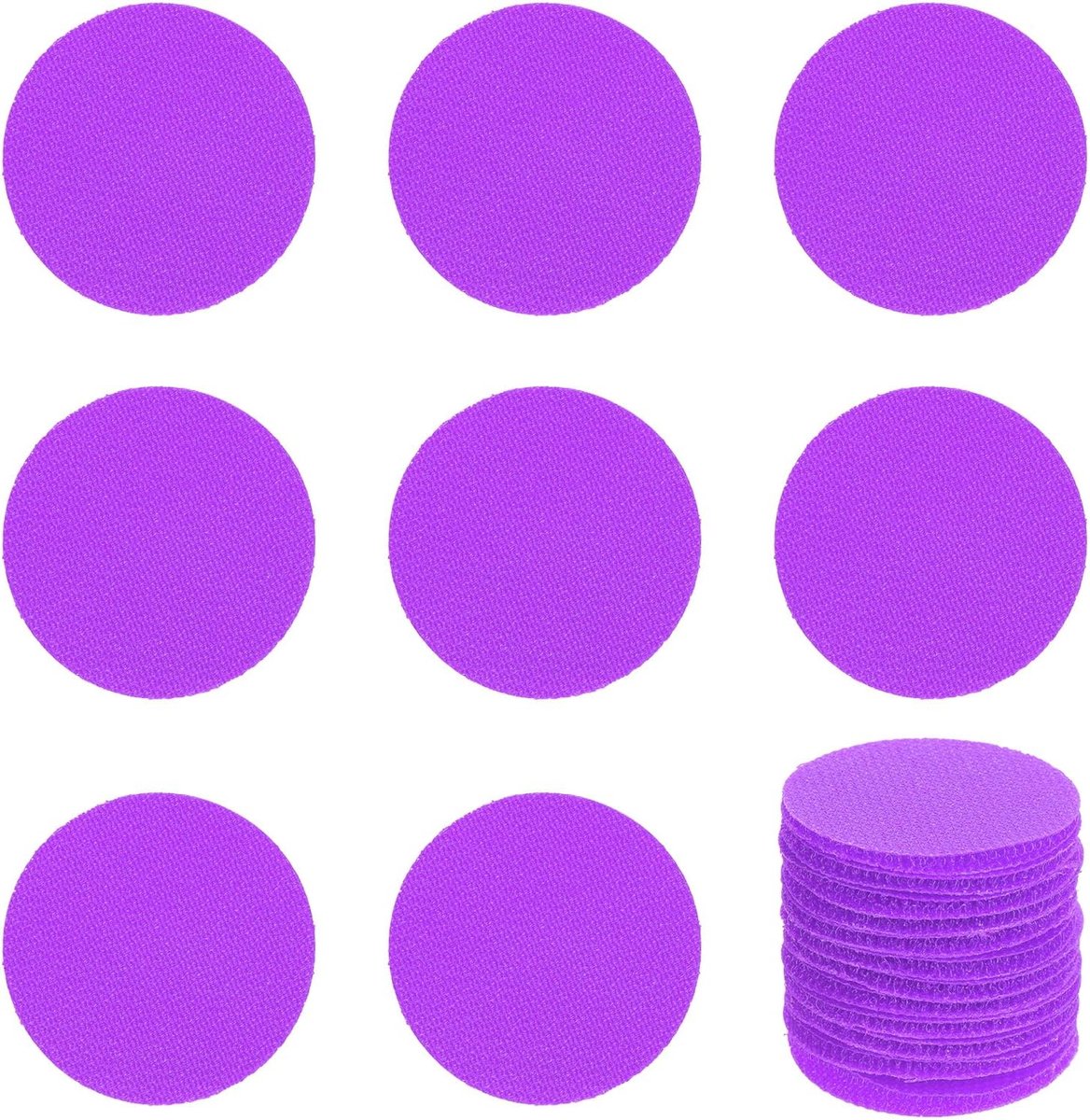 4cm Carpet Spot Markers - 35Pcs Circle Floor Dots Markers - Carpet Stains Voor Leraar - Klaslokaal Decoratie - Basisschool - Kleuterschool Benodigdheden - Donker Paars