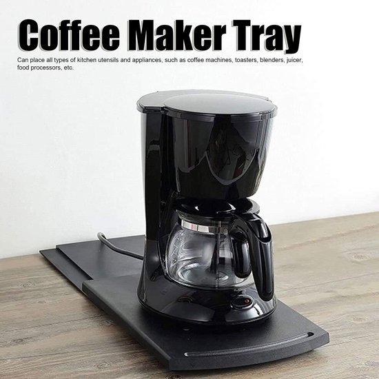 SPHProducts - Schuiflade voor Koffiezetapparaat - Aanrechtopslag - Handig en Ruimtebesparend - Geschikt voor Keukengerei - Ideaal voor Blender en Brood... van Merkloos — afbeelding 3