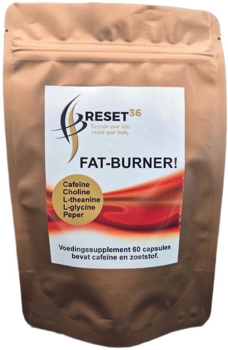 Nutrins Fatburner / Vetverbrander - 60 capsules - 2 per dag - Stimuleert vetverbranding - Meer energie