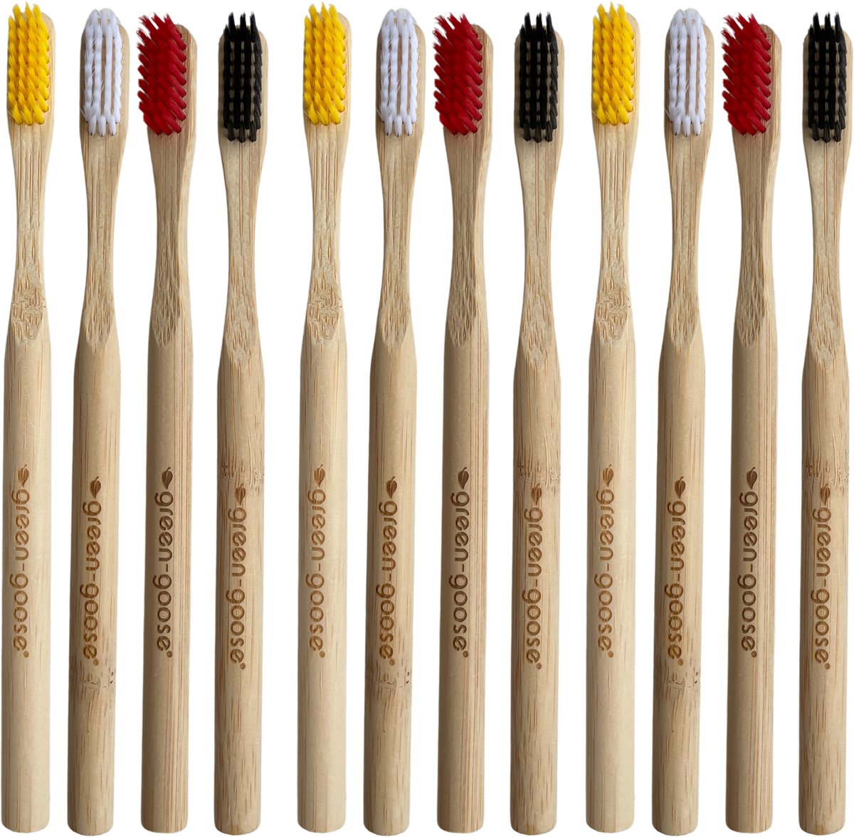 Bamboe Tandenborstels Familie set 10 stuks