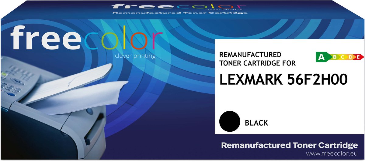 LEXMARK 56F2H00 - toner FREECOLOR - HC- Black 15000p