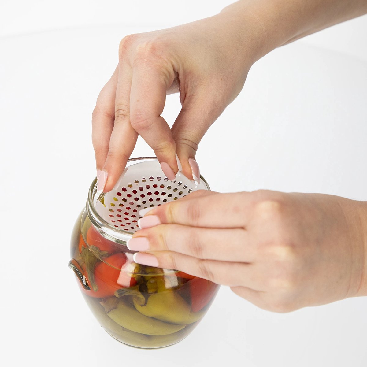 Fermentatie groentepers- en zeef combinatie van kunststof - 85 mm
