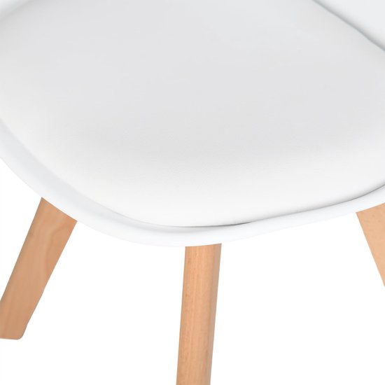 Quvo® Peuterstoel - Kinderstoel - Peuter Stoel - geschikt voor kinderen van 1-6 jaar - Wit - 32cm x 38cm x 55cm van Merkloos — afbeelding 3