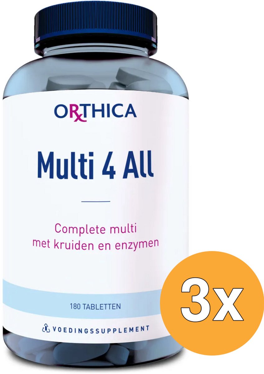 3x Orthica Multi 4 All (180 tabletten)