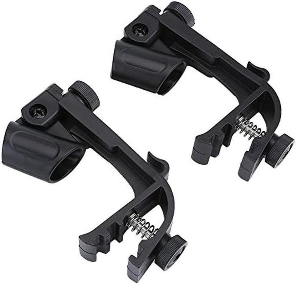 Microfoon Klemmen - Drum Clips - Muziek Opnemen - Verstelbare Hoogte Hoek - 2 Stuks - Zwart