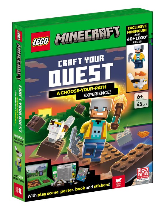 LEGO® Minifigure Activity- LEGO® Minecraft™: Craft Your  ... - cover