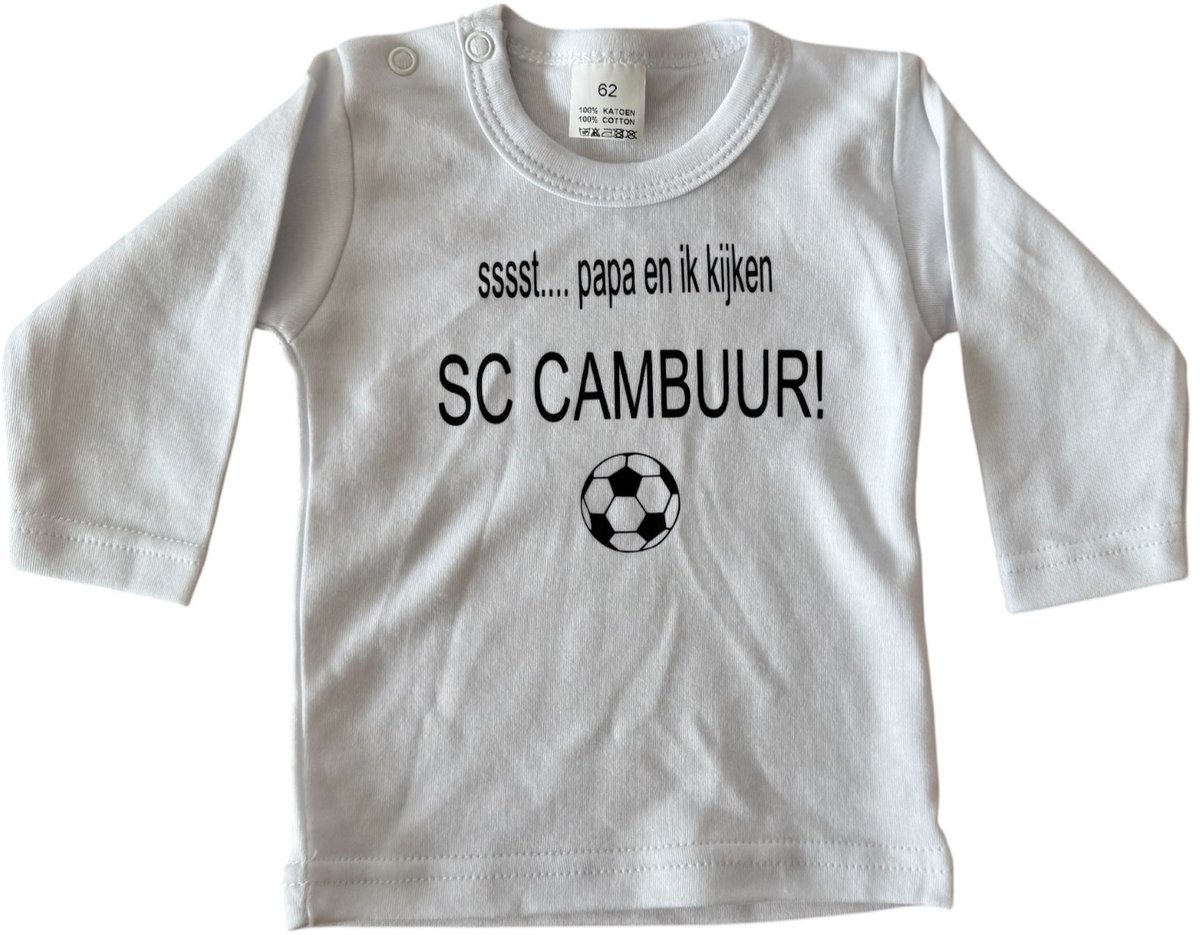 Stijlie kids 't shirt kind voetbal SC Cambuur papa maat 62