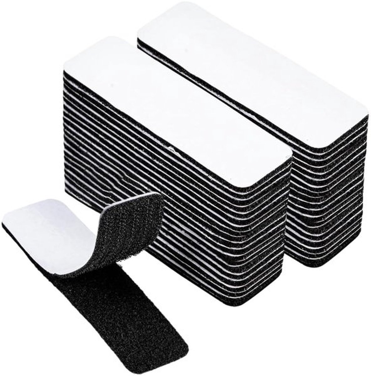 30 stuks klittenband, sterke dubbelzijdige tape, zware kwaliteit, dubbelzijdige kleefpads, perfect voor wanddecoraties, foto's, dashcams, te gebruiken op alle oppervlakken