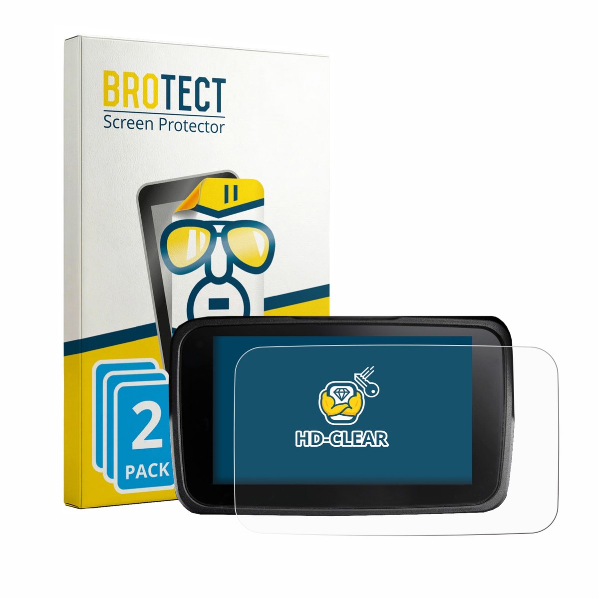 BROTECT - Screenprotector voor Kymco CV3 575 2026 - Folie Beschermfolie transparant 2 Stuks