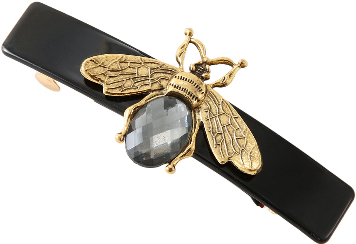 Emilie Collection - haarspeld - zwart goud - bij - luxe