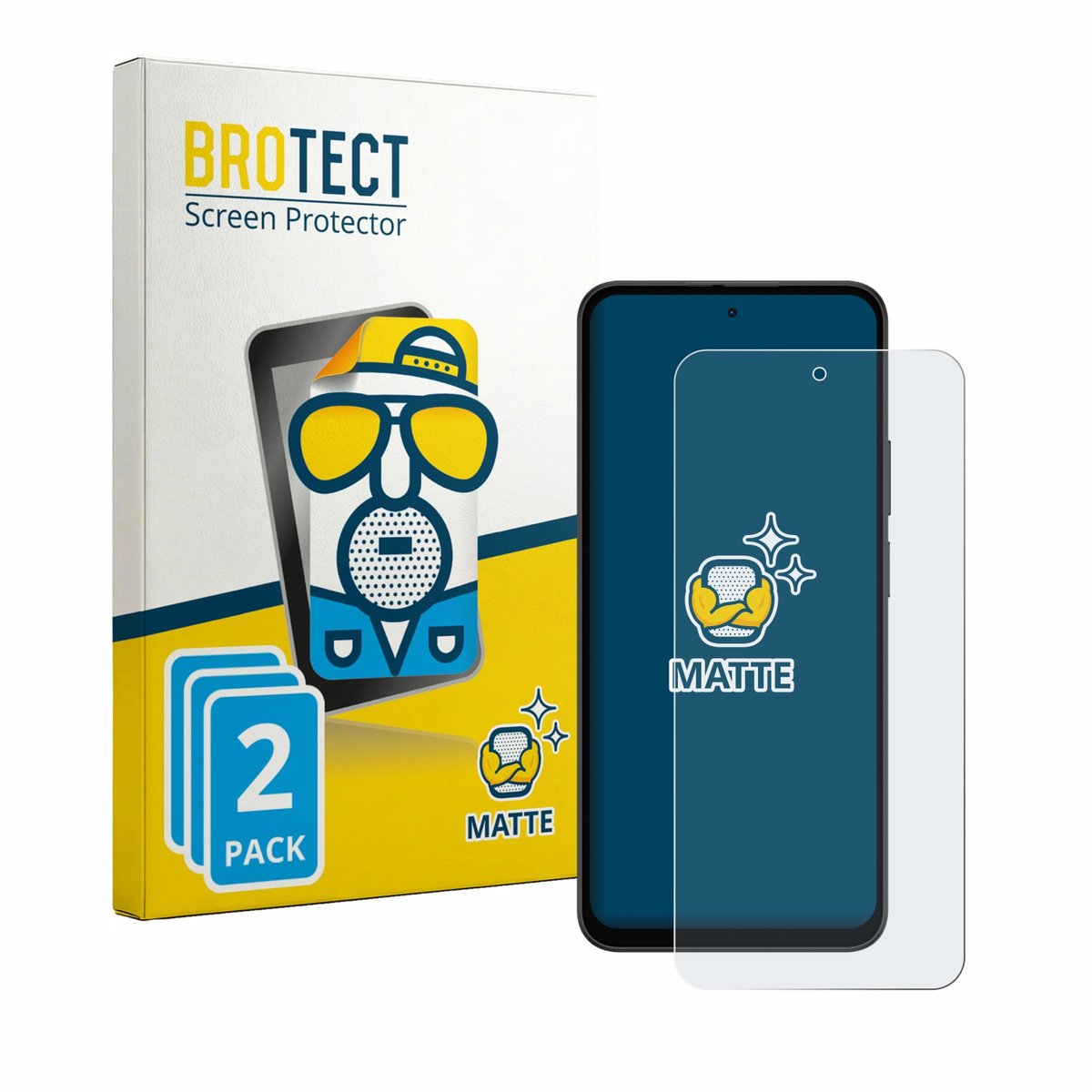 BROTECT - Screenprotector voor Doogee B10 Pro - Folie Beschermfolie matte 2 Stuks