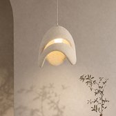 Milton & Oldbrook Japandi Hanglamp Ø 50 cm Pleven Beige Steenlook