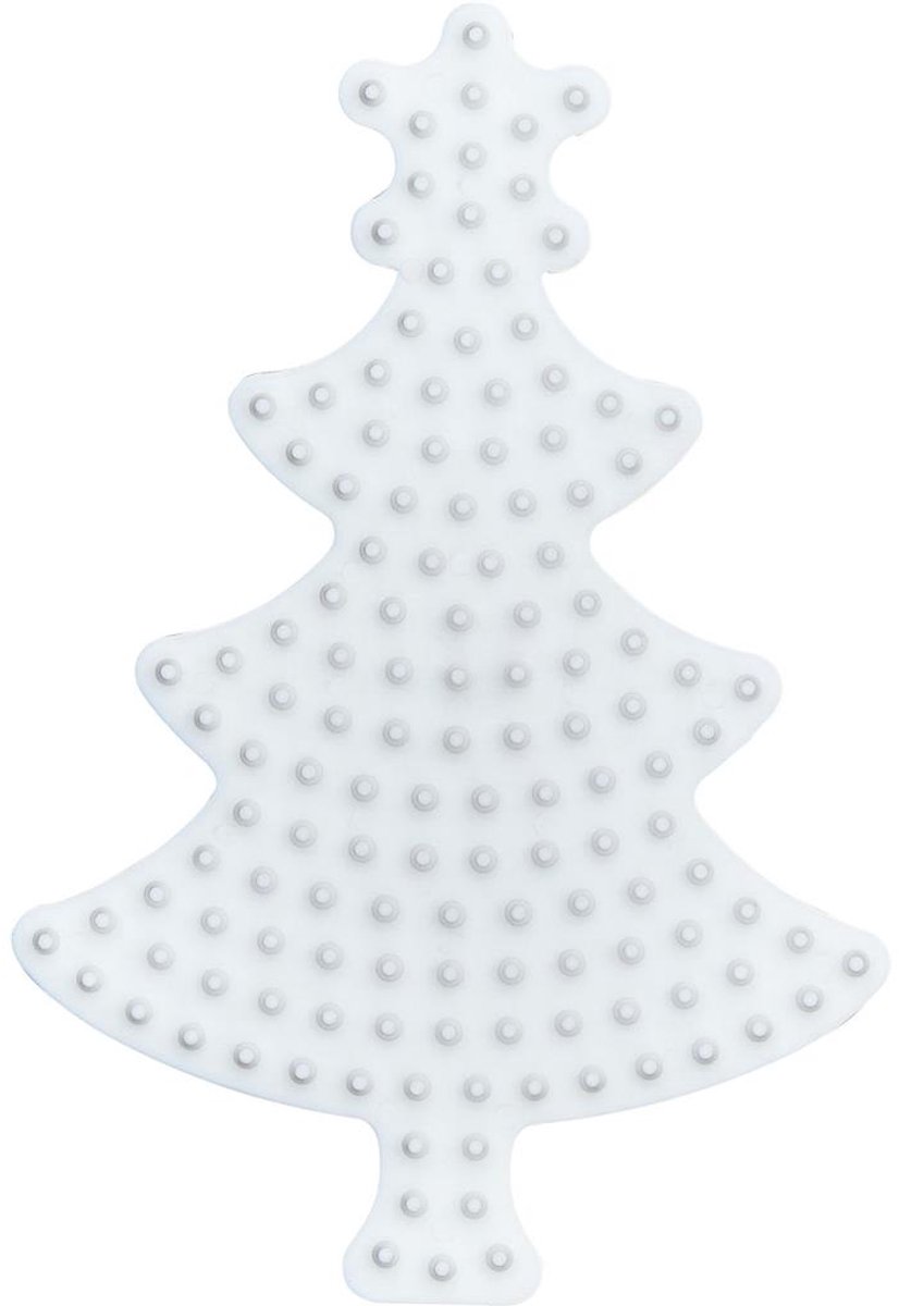 Hama midi boom / Kerstboom (spar, den) vormpje / figuur / grondplaat voor normale strijkkralen (dennenboom strijkkralenbordje voor midi strijkparels), schoencadeau Sint / Kerstmis — cadeau in Spellen & Speelgoed - foto 2